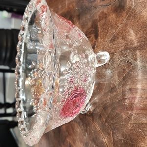 Rose serving bowl